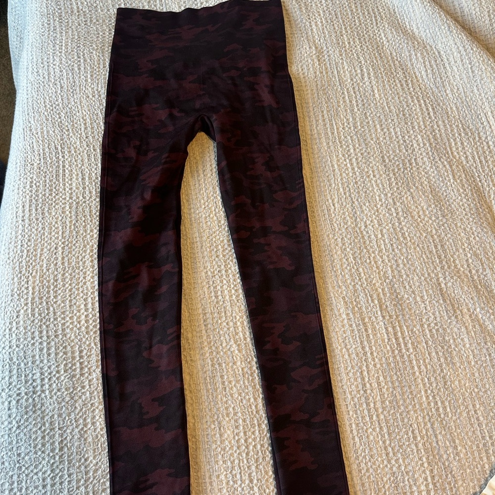Spanx Purple Camo Leggings